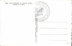 VINTAGE POSTCARD Falls of Cians Passage of the Hell