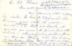 CPA Villefranche Sur Mer Vue d'ensemble Bateaux