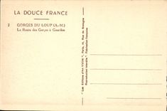 CPA Gorges Du Loup La Route Des Gorges A Gourdon