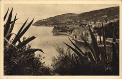CPA Villefranche La Ville Vue De La Corniche