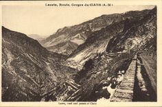 CPA Lacets Route Gorges Du Cians