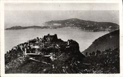 POSTAL Eze de la VENDIMIA visto en la aldea y el cabo Ferrat