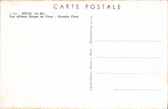CPA Beuil Les Celebres Gorges Du Cians Grandes clues