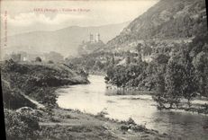 VINTAGE POSTCARD Foix Valley De I' Ariège