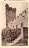 VINTAGE POSTCARD Foix Valley De I' Ariège the castle the 2nd square tower