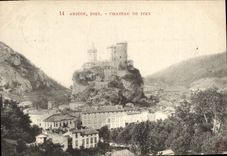 CPA Foix Vallee De I'Ariege Le chateau