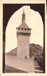 VINTAGE POSTCARD Foix the Castle the Tower Of the hrologe in North