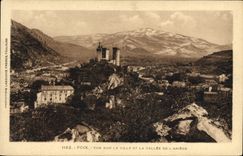 CPA Foix Vue Sur La Ville Et La Vallee De L'Ariege