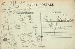 VINTAGE POSTCARD Foix Tours