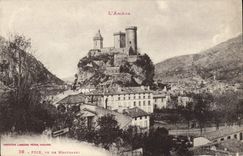 VINTAGE POSTCARD Foix Seen De Mortgauzy