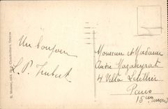 VINTAGE POSTCARD Troyes Jube Pierre De I' Eglise co. Madeleine Works of the master mason Gaide