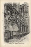 CPA Troyes La Cathedrale Entree Laterale