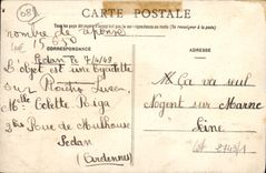 VINTAGE POSTCARD Montherme the Rock Of the Tower