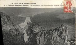 CPA Chateau Regnault Bogny Vue Panoramique Vers Braux Levrezy