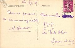 VINTAGE POSTCARD Foix House Of the Caryatids Street of the Prefecture