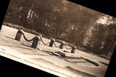 Sitio de Compiegne de la POSTAL de la VENDIMIA del coche de Militaria alemán plenipotenciario