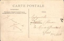 VINTAGE POSTCARD Saint Germain In Bush hammer the Park the Floor And the Road Of Loges