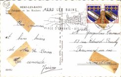CPM Mers Les Bains Falaises Et Les Rochers a maree basse