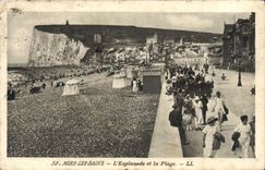 CPA Mers Les Bains L'Esplanade Et La Plage