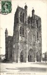 VINTAGE POSTCARD Abbeville the Church Holy Vulfran