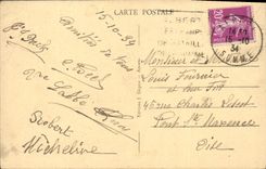 VINTAGE POSTCARD Basilica Of Albert Vue Side