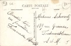 VINTAGE POSTCARD Ault On the Beach has Low tide