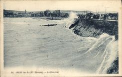 VINTAGE POSTCARD Seas Les Bains the Embankment