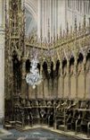CPA Amiens La Cathedrale Les Stalles