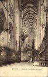 VINTAGE POSTCARD Amiens Cathedral Stalls Of the Chorus