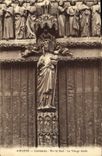 CPA Amiens Cathedrale Portail Sud La Vierge Doree