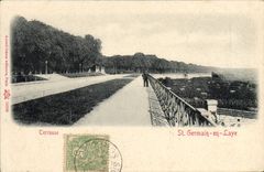 CPA Gerrasse St Germain En Laye Terrasse