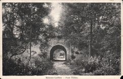 VINTAGE POSTCARD Houses Latfitte Talma Bridge
