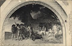 CPA Musee De Saint Germain L'Age De La Pierre Polie Par F Cormon