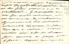 VINTAGE POSTCARD Amiens the Cathedral the nave