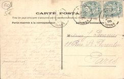 VINTAGE POSTCARD Ault Beach With the Cabins