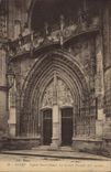 VINTAGE POSTCARD Niort Notre Dame Church the Large Gate
