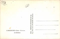 VINTAGE POSTCARD Bressuire the Castle