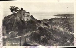 CPA Menton L'Annonciade Et Le Cap Martin