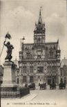 CPA Compiegne Place De I'Hotel De Ville