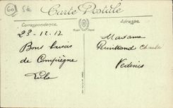 Ayuntamiento de Compiegne Places De I' de la POSTAL de la VENDIMIA