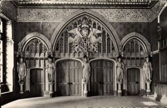 MODERN CARD Pierrefonds the 5 Valiant knights Room of the 9 Preuses