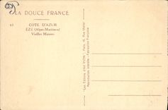 Casas de las mujeres mayores de Eze de la POSTAL de la VENDIMIA