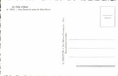 CPM Nice Vue Generale Prise Du Mont Boron