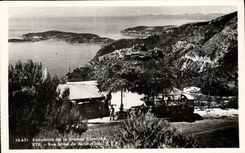 POSTAL Eze de la VENDIMIA vista de la excursión vista balada de la cornisa grande