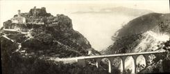 POSTAL MODERNA panorama y el cabo Ferrat de Eze visto de la cornisa grande
