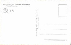 POSTAL MODERNA aldea de Eze en el medio de la aguilera una esquina pintoresca