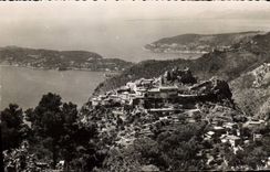 CPM Eze Le Nid D'Aigle Vue Generale Le Cap Ferrat