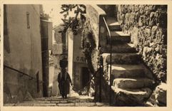 CPM Eze Une Vieille Rue du village CAfe