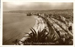 CPA Nice Vue Generale Prise Du Chateau