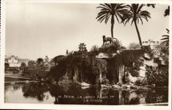 VINTAGE POSTCARD Nice the Garden Albert the 1st Cave